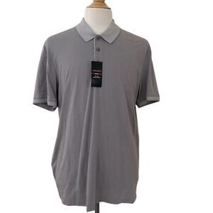 AXIST Men Gray Short Sleeves Polo Shirt Size XL - NWT MSRP $50
